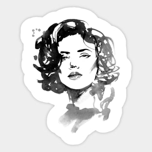 actress Sticker